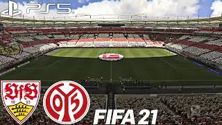 (PS5) FIFA 21 Stuttgart vs Mainz 05 (4K HDR 60fps) Bundesliga FULL MATCH PREDICTION HIGHLIGHTS