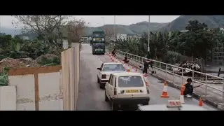 Police Story 1 the bus scene 1985 #chase #policestory #stunts  #hongkong #1985 #jackiechan #bus