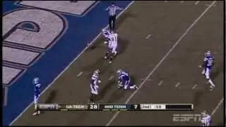 Stephen Hill vs Georgia & Middle Tenn State