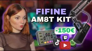 Le meilleur micro pour stream ? I Fifine AM8T kit & table mixage SC3