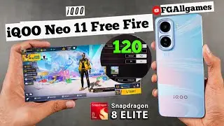 iQOO Neo 11 Free Fire 120 Fps Test, Heating & Battery Test | SD 8 Elite at ₹31,999 😱 
