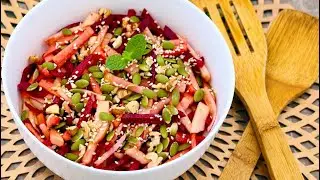 Try our yummy colourful ABC SALAD(apple beetroot and carrot salad)/For glowing skin, strong immunity