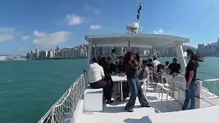 Smooth Sailing: A relaxing Cruise Through Victoria Harbour's Iconic Skyline!