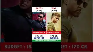 Race 3 Vs War Movie Comparision || Box Office Collection #shorts #race3 #war