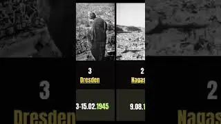 Size Comparison: The Most Devastating Air Raids of World War II Top 5