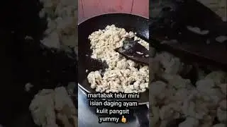 bikin martabak mini isian daging ayam kulit pangsit ‼️ cocok tuk cemilan #shorts #idejualan #viral