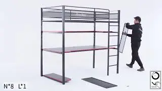 How to Assemble your X Rocker Battlebunk - X Rocker Gaming Bunk Bed Unboxing and Build Guide