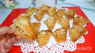 اسهل وابسط طريقه لعمل الجلاش بدون توريق ( احفظيها لرمضان ) 😋#حلويات - أكلات -معجنات 💥💯