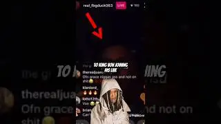 King Von Trolls FBG Duck 😳😱 #kingvon #fbgduck #shorts
