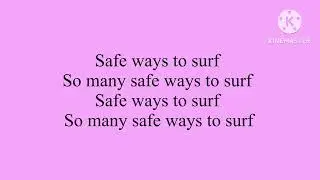 Safe ways to surf with colourblocks characters