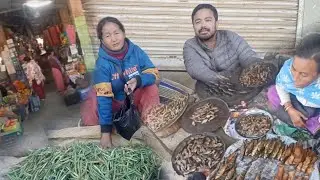 kakching oldest women's market tour | ema market vegetables & dry fish|MANIPUR