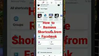 how to remove shortcuts from Facebook | how to delete Facebook shortcuts 