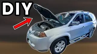 How To Open And Close The Hood - Acura MDX [2001-2006]