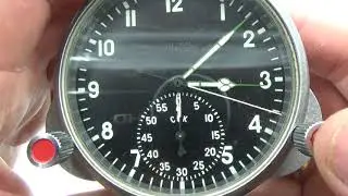 Rare 59 ChP Soviet USSR Military AirForce Aircraft Cockpit Clock Achs #75735