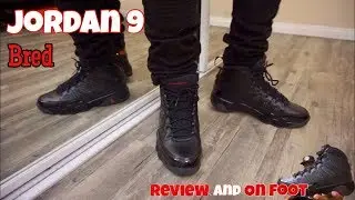 Jordan 9 Bred On Feet