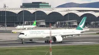 Cathay Pacific A350-900 | Peak Takeoff in HKG/VHHH 25L | MSFS2020
