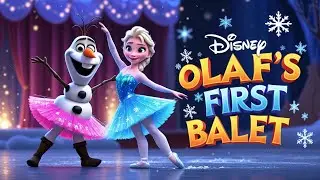 🆕🎵 Elsa & Olaf&rsquo;s Funny Ballet Show 😂🩰 | Olaf's Magcial Pink Tutu | Frozen Kids Song & Story