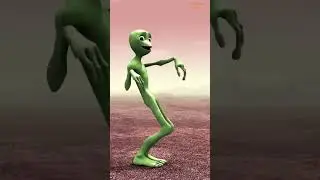 green alien dancing # kids video # funny video # shorts