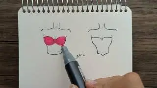 Dress coloring/ girl drawing/ sketch dress designer/illustration 