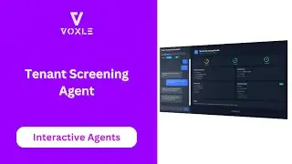 Voxle Tenant Screening Demo -  Prospective Tenant Insights 🏡