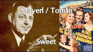 Mayerl / Tomlin - Sweet