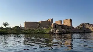 Visit of magnificent Philae Temple Complex after a boat trip to Agilkia Island | Aswan, Egypt 2023