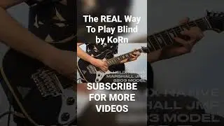 The REAL Way To Play #KoRn - Blind #Ibanez Universe UV 777P K7 Apex 7 string #tutorial #lesson