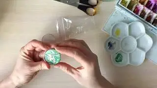 Мастер-класс #47 Акварельные магниты.  Watercolor workshop
