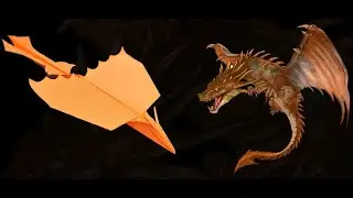 como dobrar o bumerangue em forma de drag&atilde;o ver 51 | Avi&otilde;es de papel origami