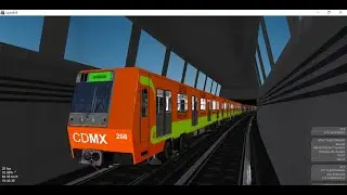OpenBVE Línea 9 Metro de la CDMX Recorrido Tacubaya - Mixiuhca NM-79