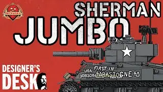 M4A3E2 Sherman Jumbo WWII Heavy Assault Tank - Custom Military Lego - At The Designer’s Desk