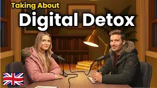 Digital Detox in English | Break Phone Addiction | Real English Conversation Practice