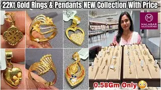 Rs.6000 Starts😲Malabar BEST Gold Ring & Gold Pendant Designs| Lightweight Gold Rings| Gold Pendants|