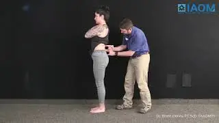 SenMoCOR: Flexion control of the spine - waiter's bow test (motor control)