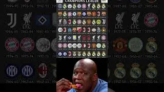 All Champions League Winners in 1955 to 2025 🏆 Which club do you like 🤔