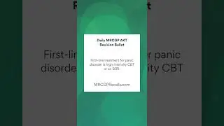 MRCGP AKT Daily Revision Bullet