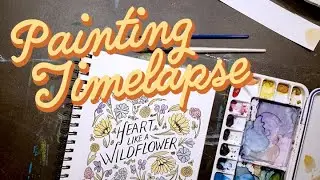 A Heart like a Wildflower - Illustration Process