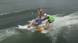 SportsAbility Justin's Waterski Run AKA the Trouble Maker