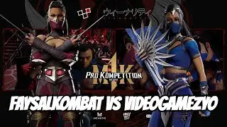MK1: FAYSALKOMBAT VS VIDEOGAMEZYO | Kitana vs Mileena | Viennality 2k25  | Mortal Kombat 1