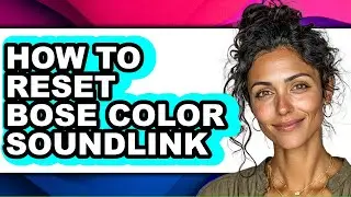 How to Reset Bose Color Soundlink (only Way)