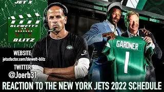 REACTION To The NY Jets 2022 Schedule | Blewett's Blitz Live