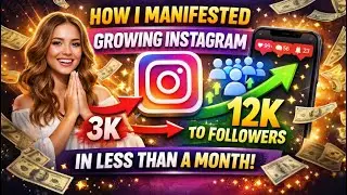 How I Manifested Rapid Growth On Instagram Within A Month/ Imagination Is The Only Reality