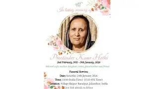 Antim Darshan  Preetinder kaur Hothi