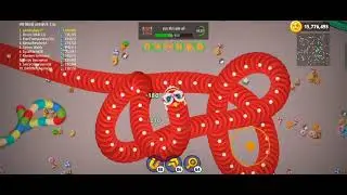 Worm Zone : Red Dragon 847K score gameplay 🐍🐍  | Epic Gameplay #wormszone #snakegame | 