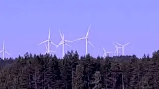 The sound of wind power (inside a wind turbine)