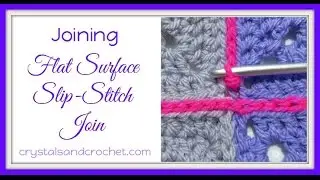 Flat Surface Slip Stitch Join