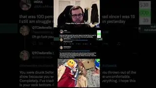 Female streamer JustaMinx drunk at Streamer AWARDS afterparty