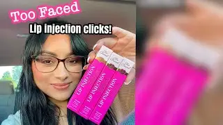 Too Faced Lip Injection Extreme Plumping Clicks 💕 #toofaced #makeuplover #beautyblogger