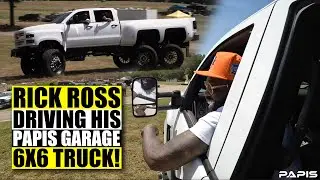 Rick Ross Driving His Papis Garage 6x6 Truck!