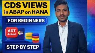 ABAP on HANA CDS Views Tutorial | What is CDS View & How to Create in Eclipse (Beginner Friendly)